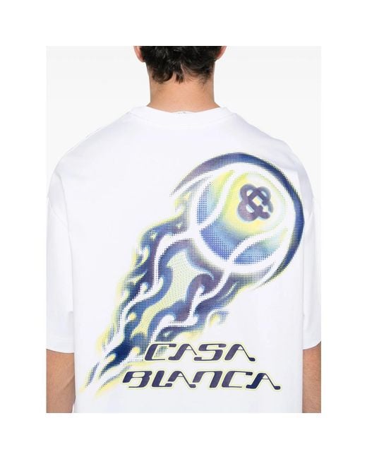 Casablanca Blue T Shirts for men