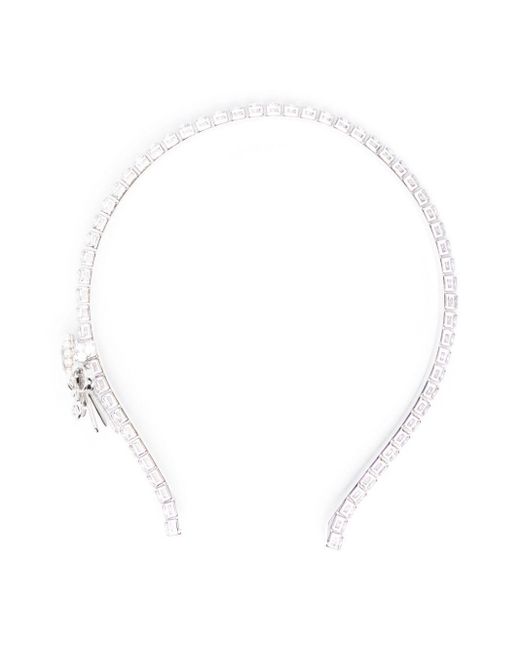 ShuShu/Tong White Bow-Detail Headband