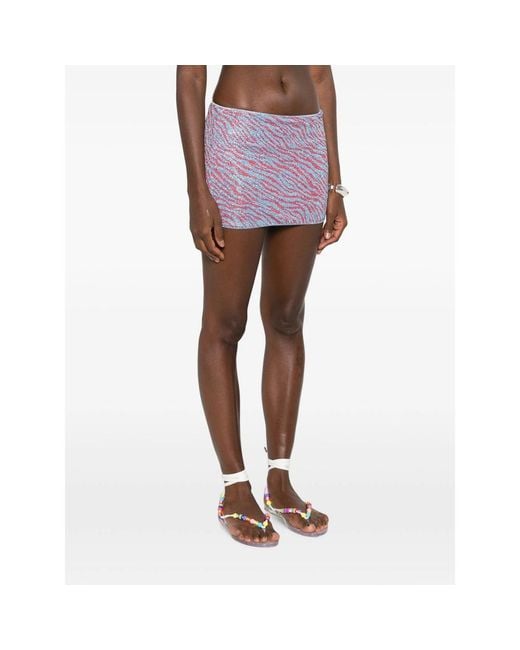 Oseree Purple Skirts