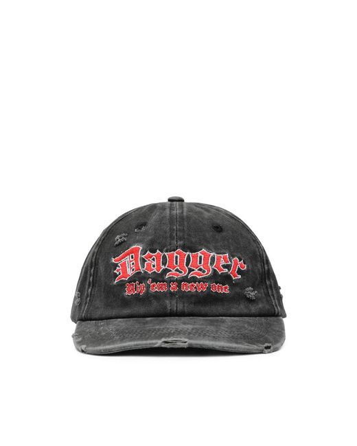 DAGGER Distressed Embroidered Baseball Cap for men