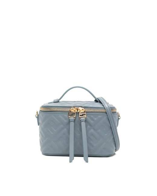 Fendi Blue Vanity Nappa Matisse Crossbody Bag