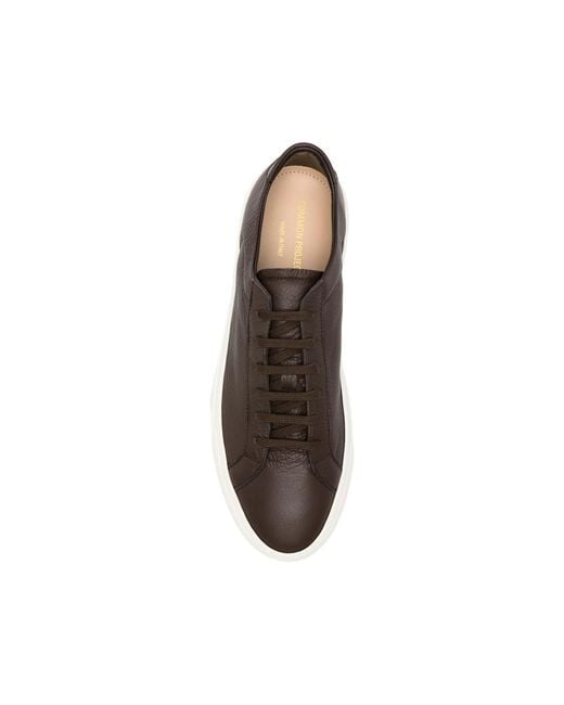 Common Projects Brown Leather Lace-Up Sneakers for men