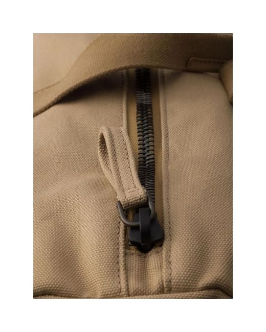 Prada Brown Canvas Duffel Bag for men