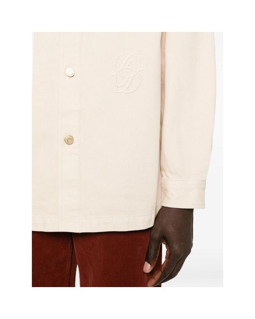 Drole de Monsieur Natural Denim Shirt Jacket for men