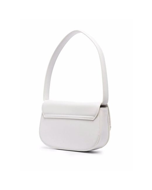 DIESEL White Shoulder Bags