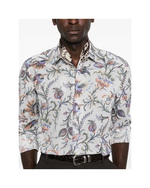 Etro Gray Shirts for men