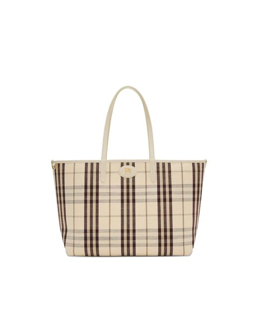 Burberry Natural Tote Bags