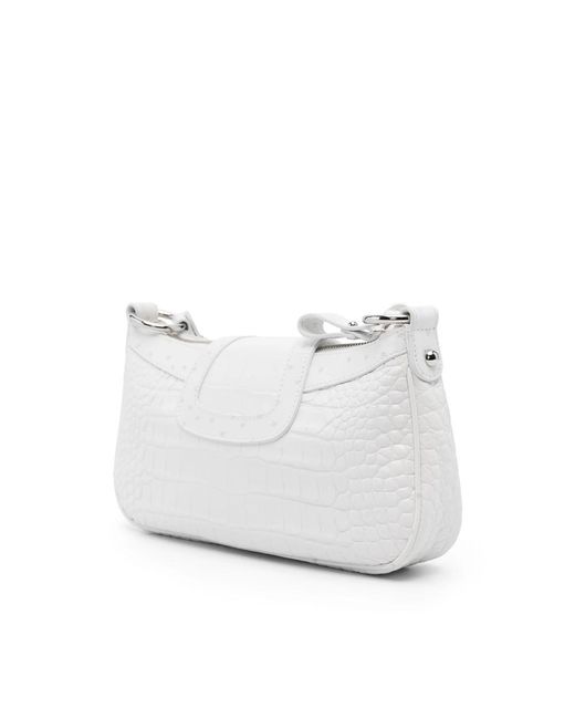 Balenciaga White Shoulder Bags