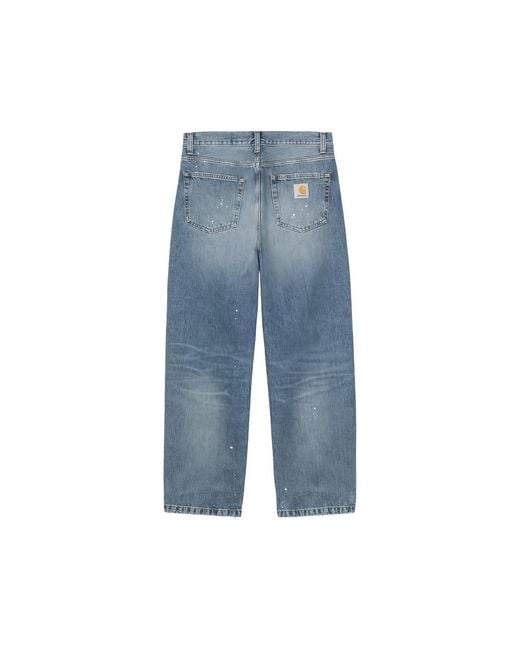 Carhartt Blue Landon Distressed Denim Jeans for men