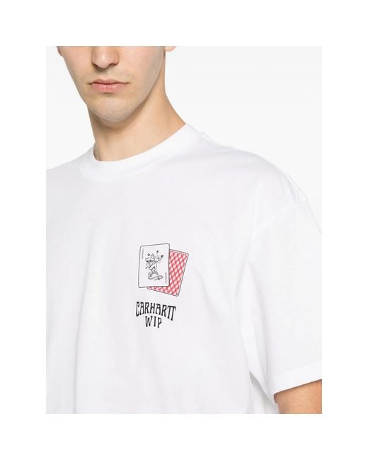 Carhartt White T-Shirt I036895 02Xx for men
