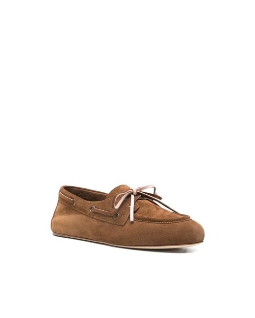 3Juin Brown Alex Boat Shoes