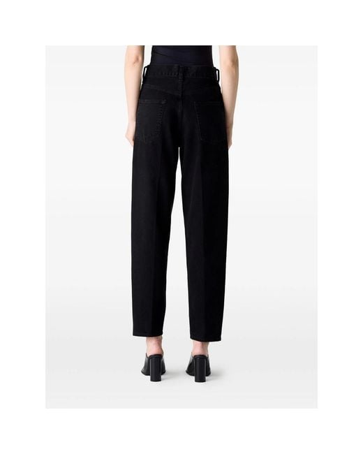 Agolde Black 80's Belt-Loops Jeans