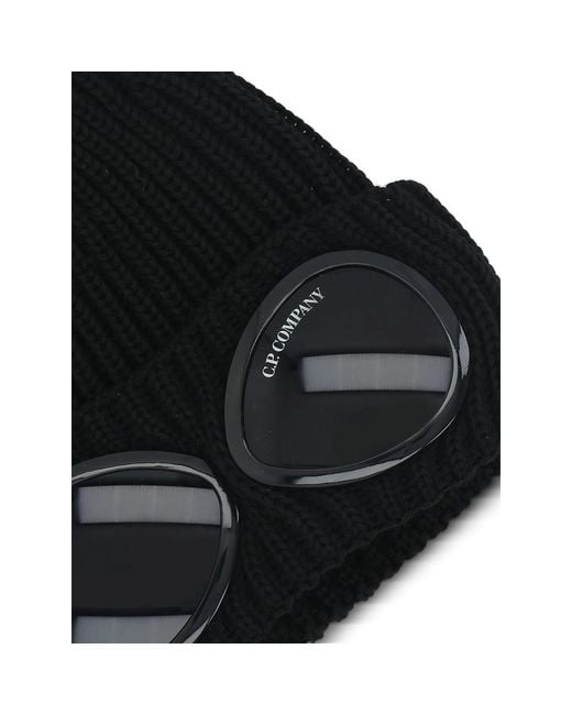 C P Company Black Caps for men
