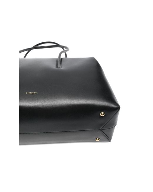 DeMellier London Black Stockholm Leather Tote Bag