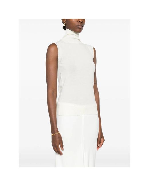 Sportmax White Turtlenecks