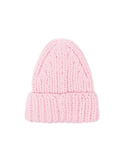 Charles Jeffrey Pink Chubby Beanie for men