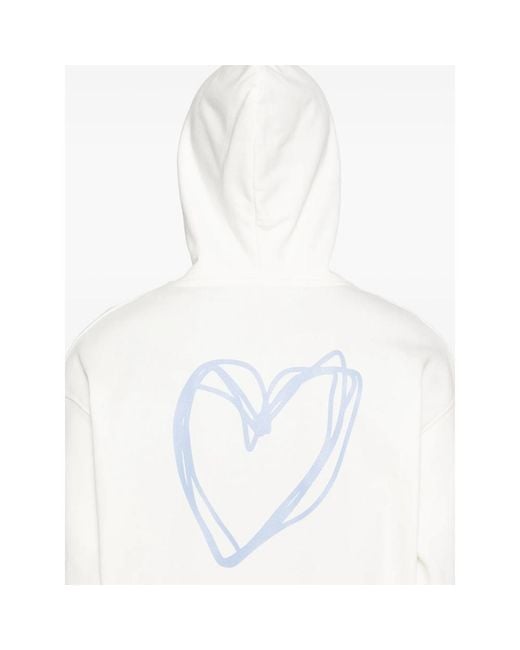 Vision Of Super White Logo-Patch Hoodie for men