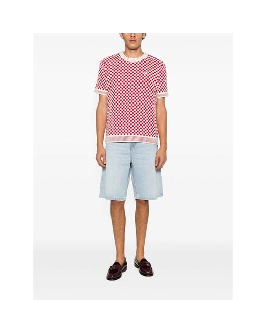 Casablanca Red T-Shirts And Vests for men