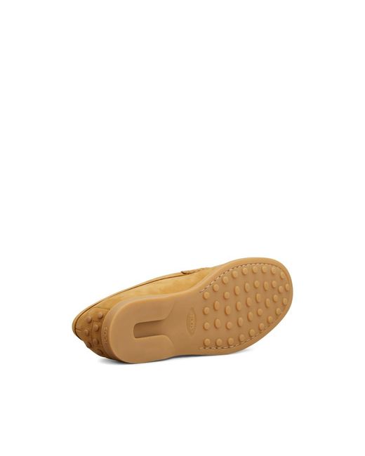 Tod's Natural Neutrals Loafers