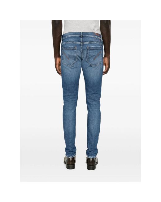Dondup Blue George Faded Jeans for men