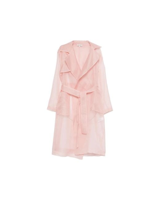 Antonelli Pink Belted Coat