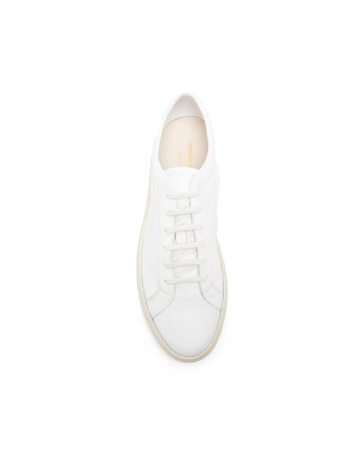Common Projects White Achilles Lace-Up Sneakers for men