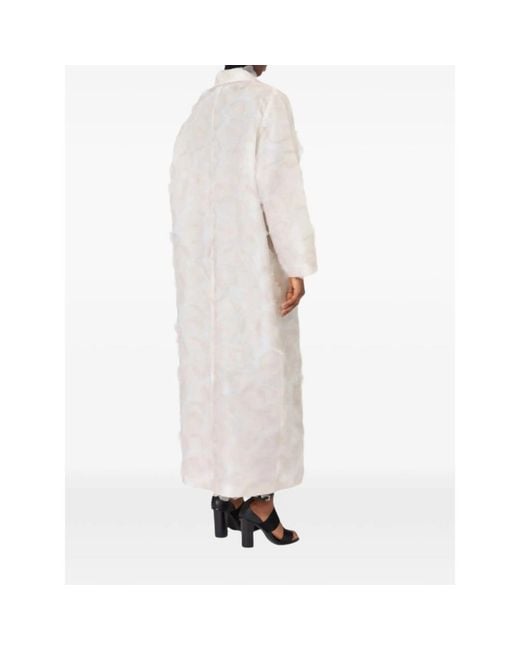 Max Mara White Neutrals Coats