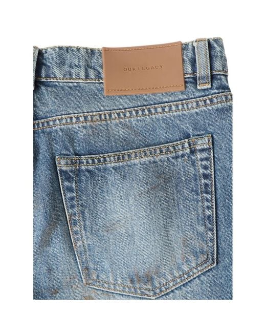Our Legacy Blue Carlson Jeans for men