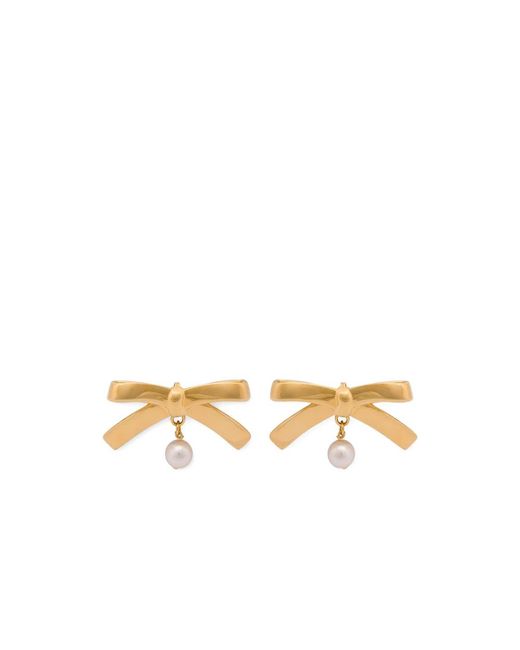 Moschino Metallic Earrings