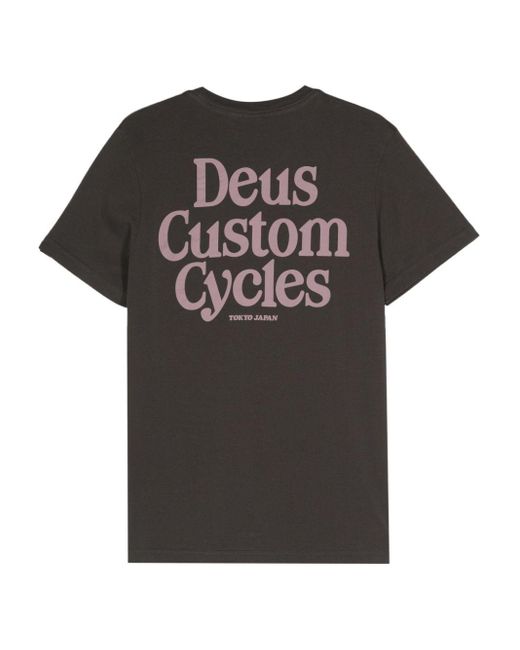 Deus Ex Machina Black Metro Organic Cotton T-Shirt for men