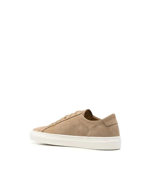Common Projects Natural Nubuck-Leather Sneakers for men