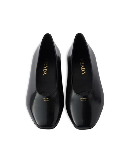 Prada Black Ballet Flats
