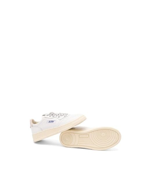Autry White Medalist Sneakers