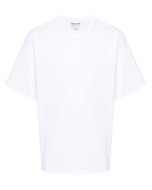 Martine Rose White Classic T-Shirt for men