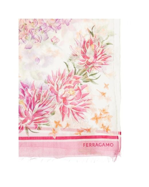 Ferragamo Pink Scarves
