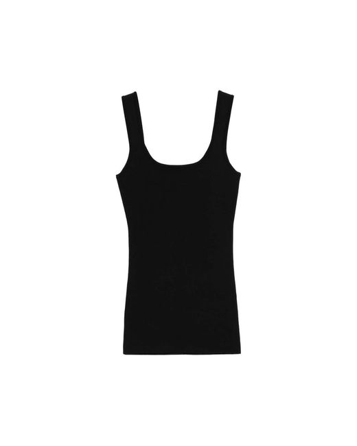 Entire studios Black Sleeveless Top