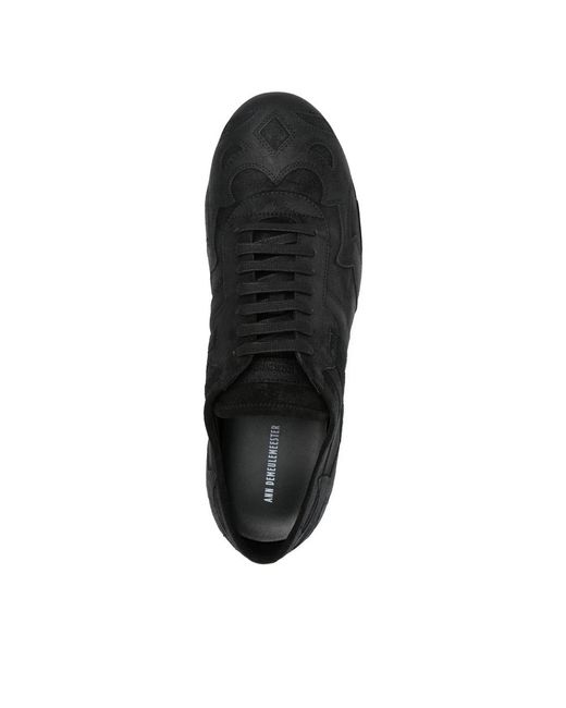 Ann Demeulemeester Black Sneakers for men