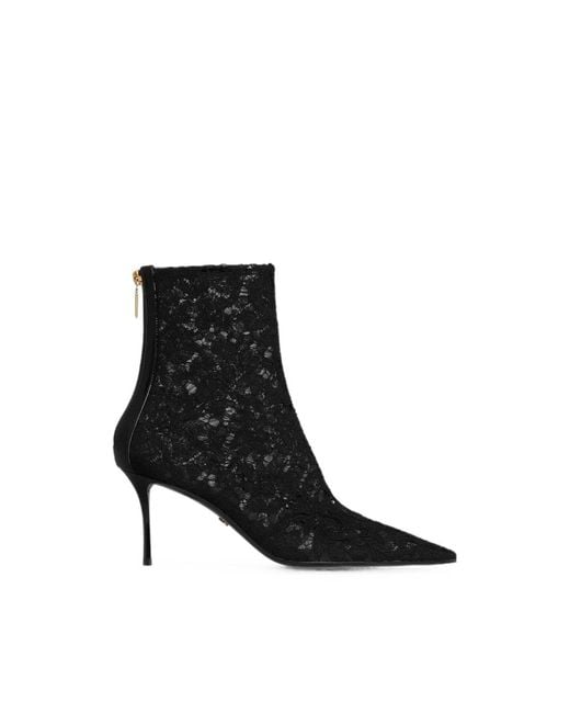 Dolce & Gabbana Black Ankle Boots