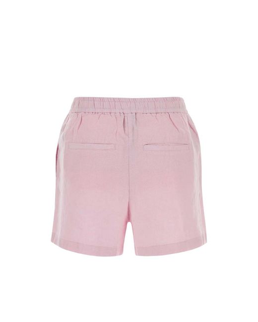 Ralph Lauren Pink Mini Shorts Linen
