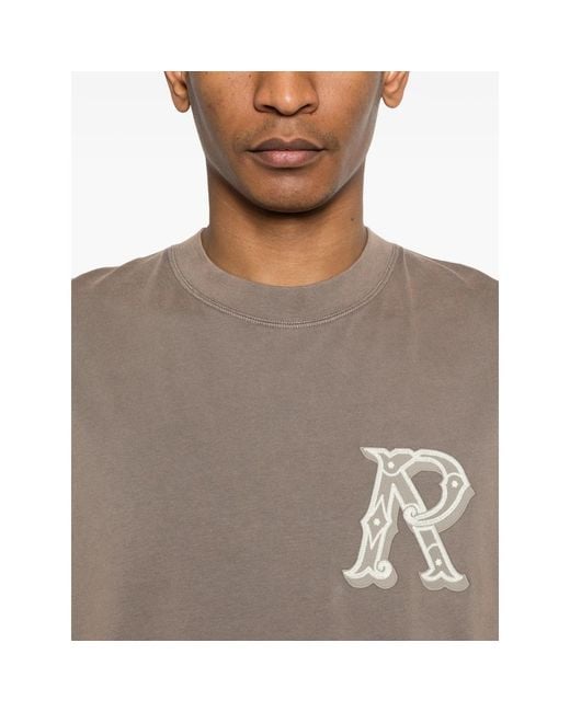 Represent Brown T-Shirt Cotton for men