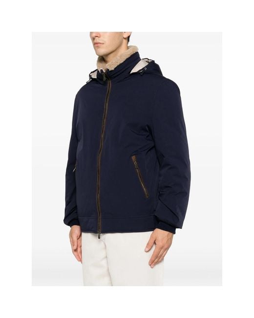 Brunello Cucinelli Blue Jackets for men