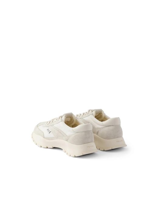 Prada White Neutrals Trainers