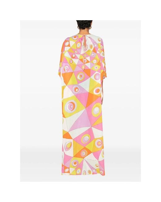 Emilio Pucci Pink Maxi Dresses
