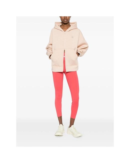 Calvin Klein Red Leggings Logo Detail