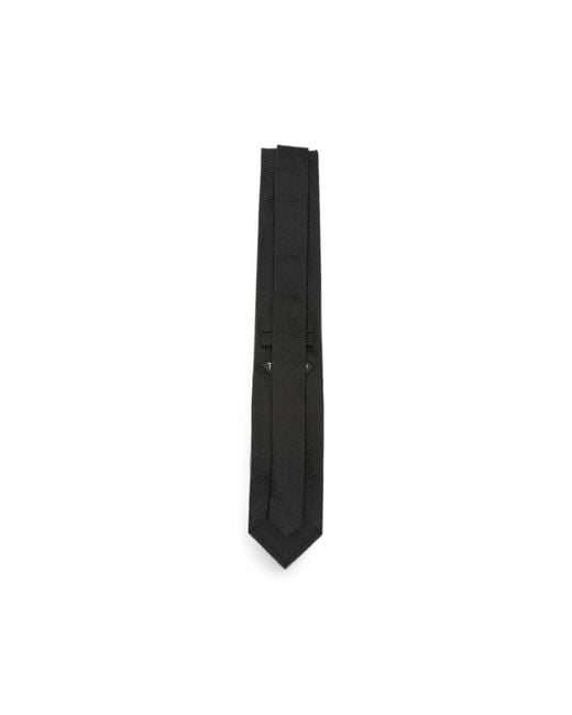 Tom Ford Black Dotted Silk Tie for men