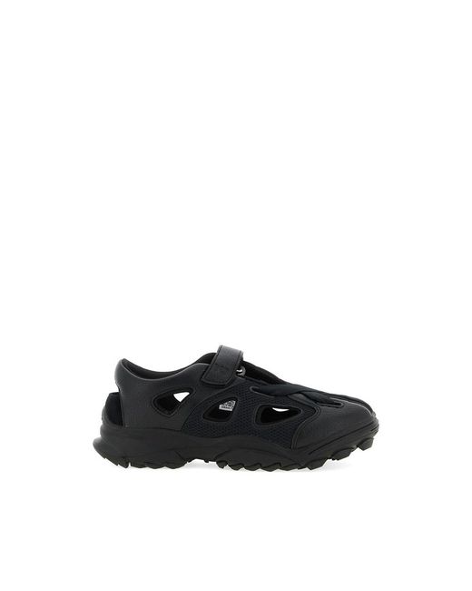 Y-3 Black Hammered-leather Trainers for men
