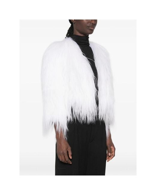EVA White Lamb-Fur Jacket