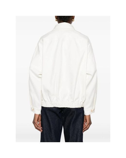 Ralph Lauren White Zip-Up Jacket
