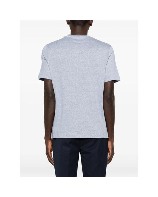 Brunello Cucinelli Blue T-Shirts & Vests for men