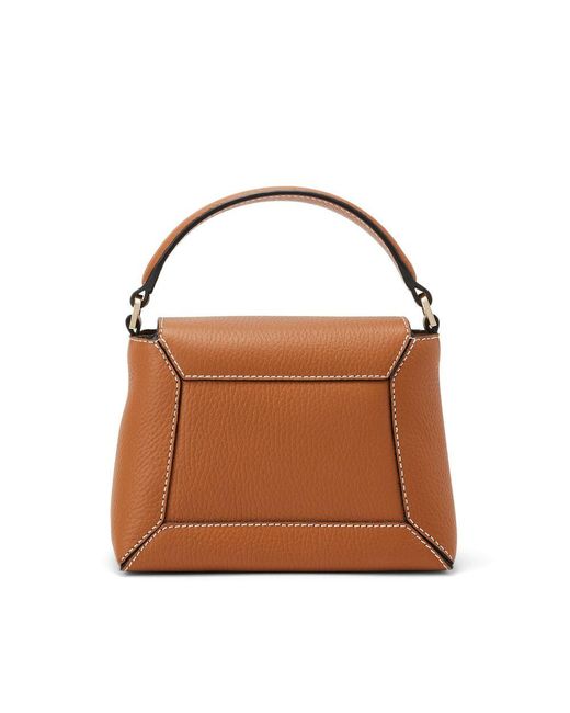 Strathberry Brown Leather Tote Bags